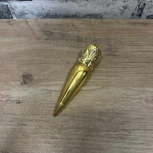 EUC Christian Louboutin Gold Lipstick Case